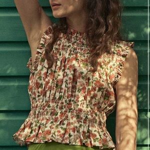 NWT DOEN NINA TOP XS, LIBERTY FABRIC